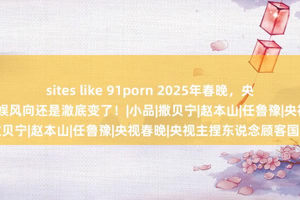 sites like 91porn 2025年春晚，央妈开释出3大信号，明示着文娱风向还是澈底变了！|小品|撒贝宁|赵本山|任鲁豫|央视春晚|央视主捏东说念顾客国宁